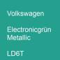 Preview: Volkswagen, Electronicgrün Metallic, LD6T.